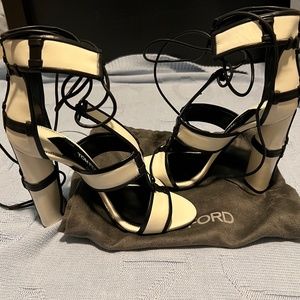 Tom Ford Paneled Patchwork Sandals